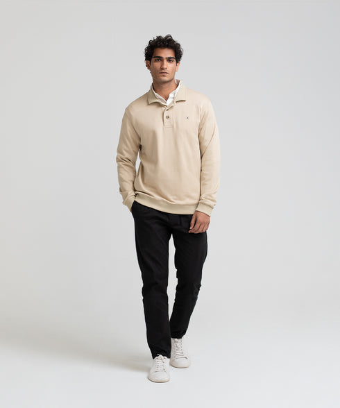 Men's Spacer Collared Sweatshirt